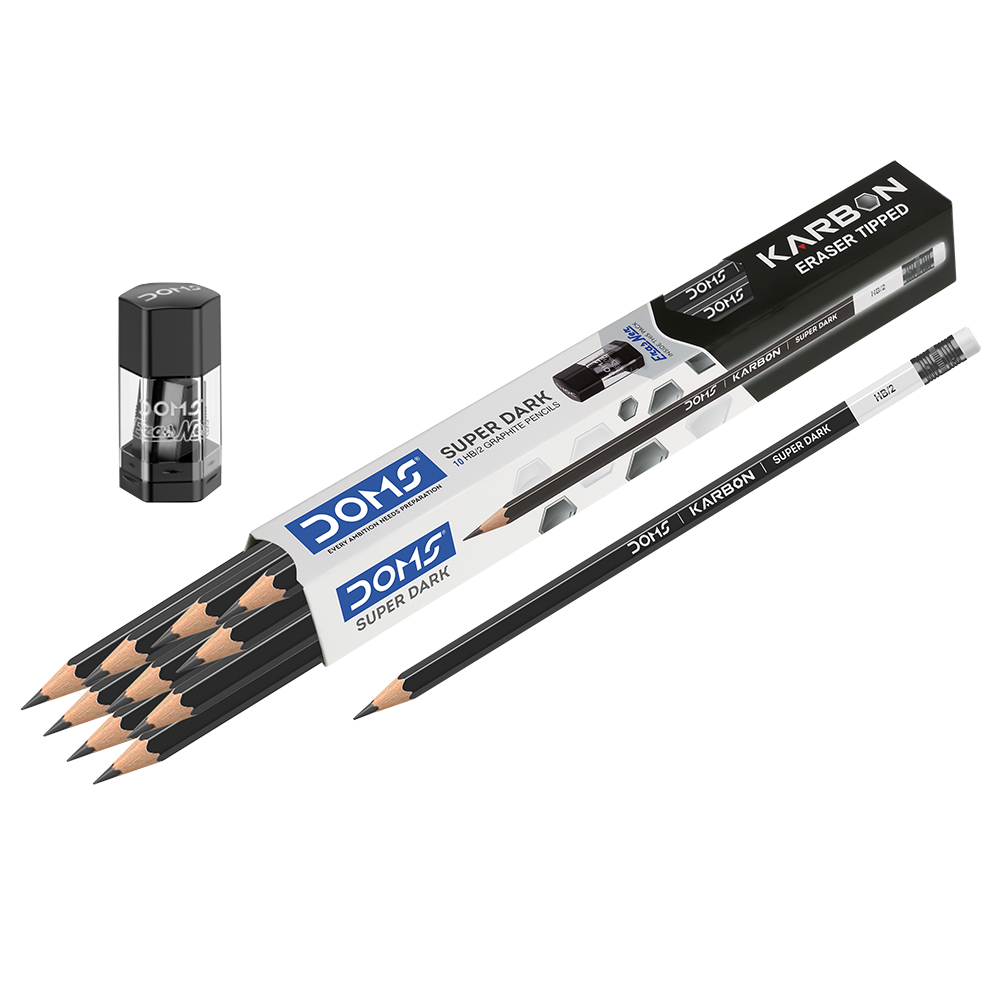 DOMS Karbon Pencils 10 Pcs Pack