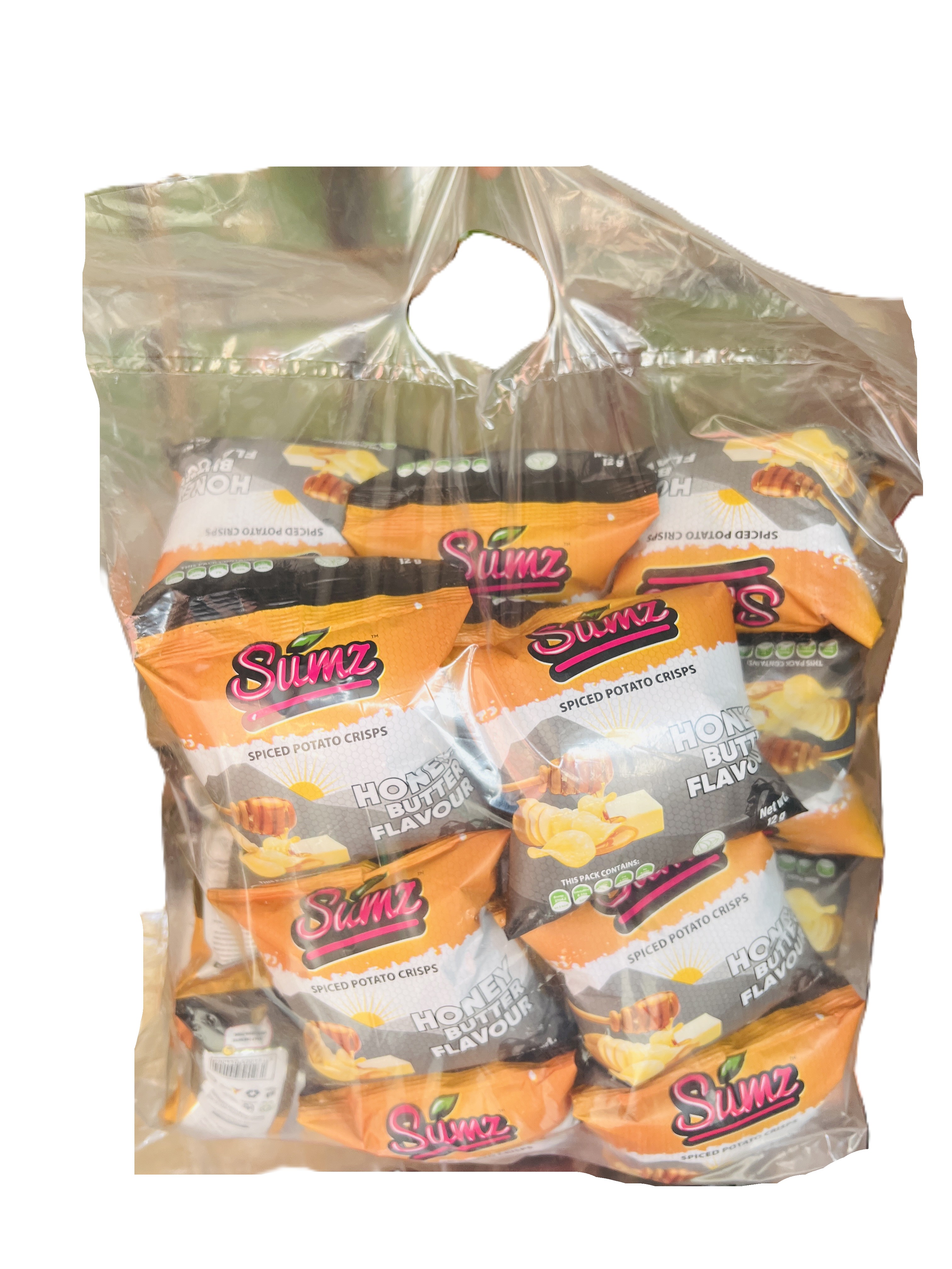 sums honey butter flavored  crisps