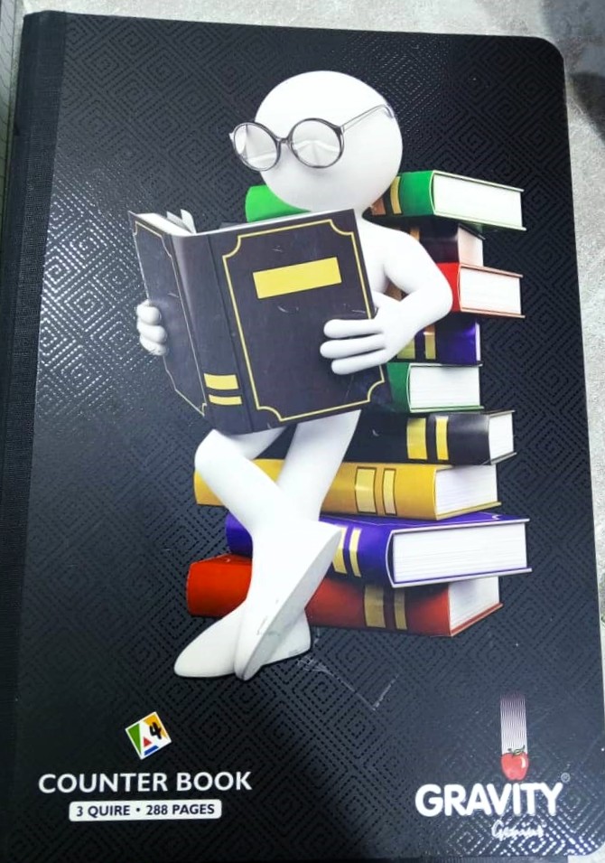 Gravity counter books 3QUIRE