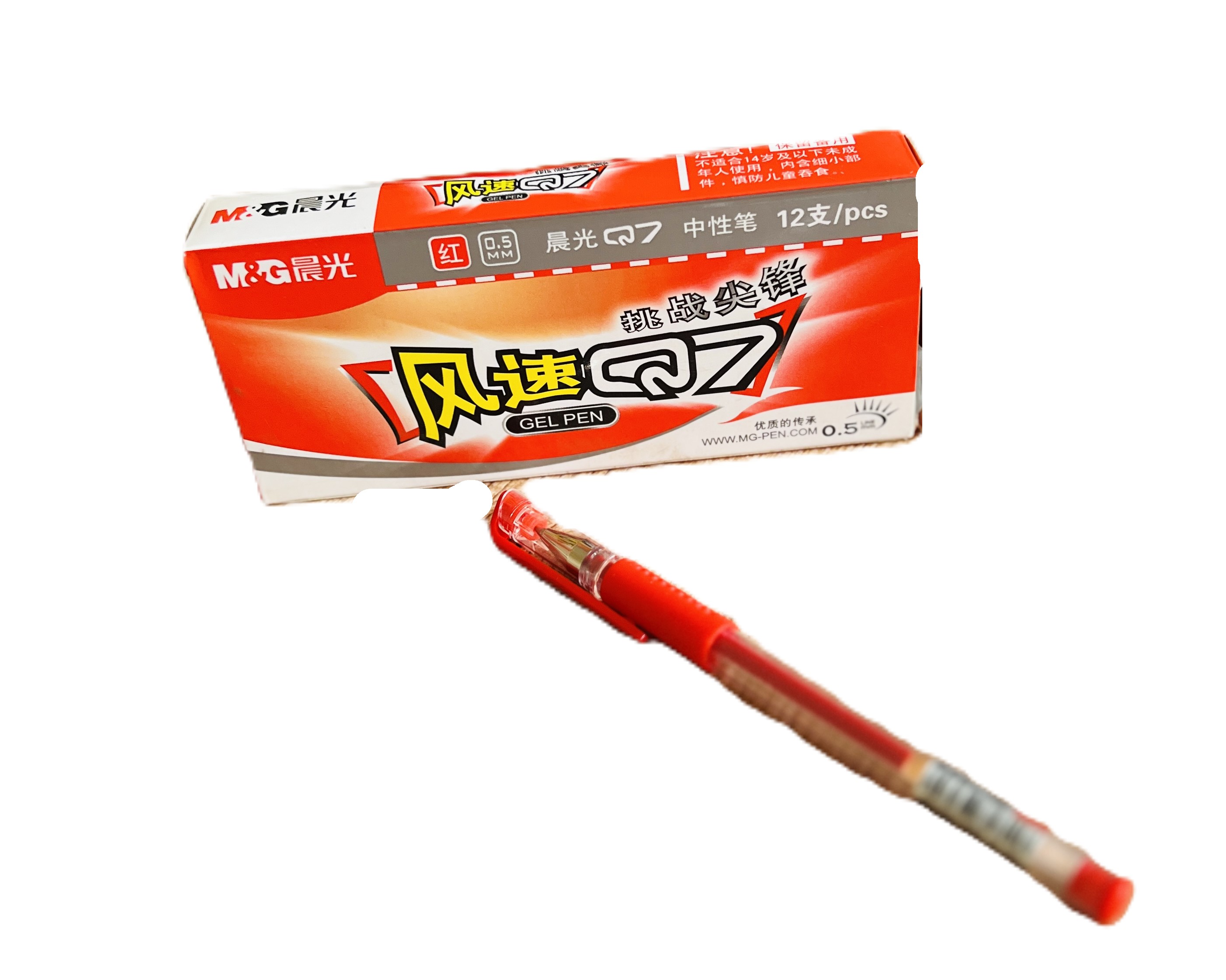 M&G gel pen red, blue, black