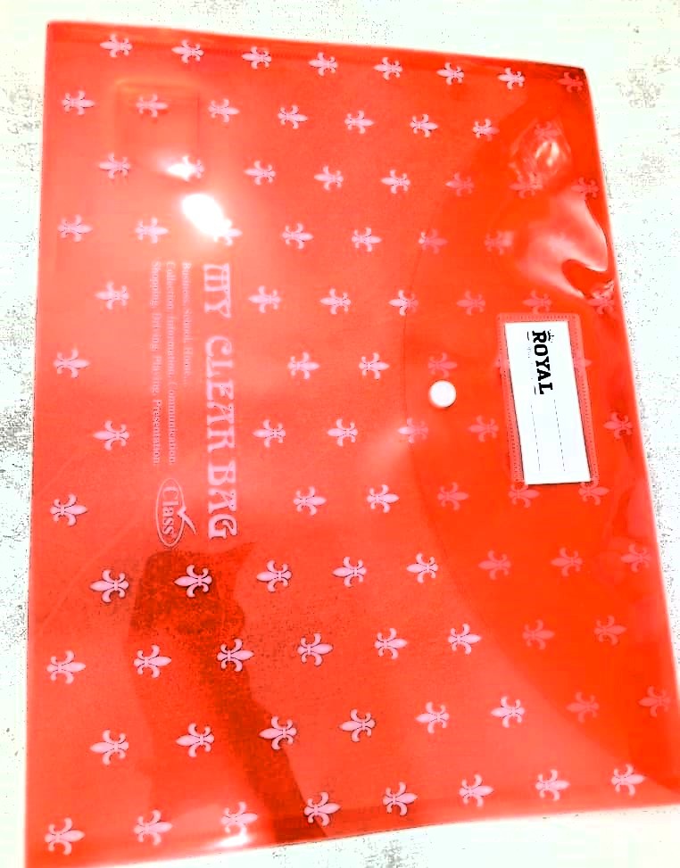 Royal clear bag
